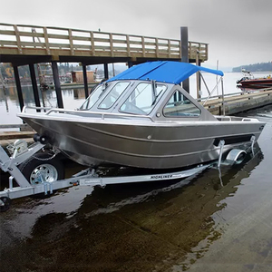 Yacht de sport en aluminium soudé de 16 pieds à 21 pieds pour la pêche et les loisirs fluviaux Jet Boat à fond large pour le divertissement - Product Image 5