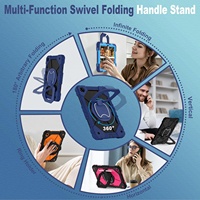 Étui robuste pour tablette avec sangle de transport et bandoulière pour Samsung Galaxy Tab A11 Plus A9 Plus 11 pouces