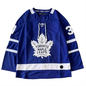 Maillot de hockey sur glace Matthews 34 de haute qualité pour hommes maillot d'uniforme de hockey sur glace d'équipe de sport de Sublimation de qualité supérieure - Product Image 1