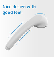 Pompe de douche portable USB rechargeable en ABS+PVC pour bidet et toilettes, débit de 2,5 L/min, économie d'eau, autonomie de 45-60 min, idéale pour l'escalade en extérieur