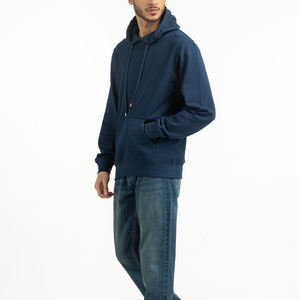 Sudadera azul marino hecha con 100% algodón polar. Suave, cálido y transpirable con un ajuste relajado, perfecto para el uso diario. - Product Image 6