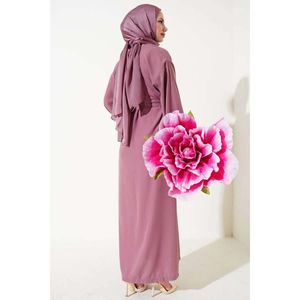 Abaya Boutonnée Rose Persane - Product Image 3