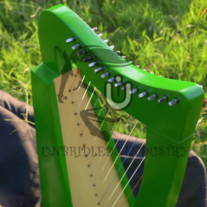 Arpa Irlandesa de 15 Cuerdas para Bebés, Hecha a Mano, de Madera de Haya, con Bolsa de Transporte Acolchada, Juego de Cuerdas, Llave de Afinación - UNBRIDLEDS INDUSTRY 100% Calidad Premium - Product Image 3