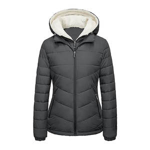 Abrigo Acolchado de Invierno para Mujer y Hombre, Chaqueta con Capucha Cálida y Forro Polar, Ropa Exterior Aislante para Clima Frío - Product Image 1