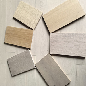 Parquet en bois massif de haute qualité, lames larges, finition naturelle, pour intérieur, en bois de Gomme tachetée, parquet en chêne contrecollé - Product Image 6