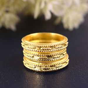 Anillo Chapado en Oro de 18K, Diseño Coreano Simple y Minimalista para Mujer, Accesorio Moderno para Bodas y Fiestas, Venta al por Mayor - Product Image 2