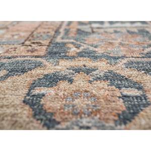 Alfombra de Lana Anudada a Mano Someplace in Time, Diseño de Medallón Rojo y Naranja, Estilo Afgano EA-1519 para Uso Doméstico - Product Image 3