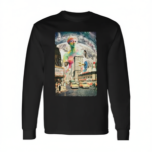 Edm Trippy Street Ufo Dance <b>Rave</b> Music Festival Long Sleeve <b>T</b> <b>Shirt</b> - Product Image 2