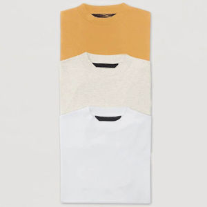 T-shirts à col rond 100% coton pour hommes, impression personnalisée du logo de votre marque - Product Image 6