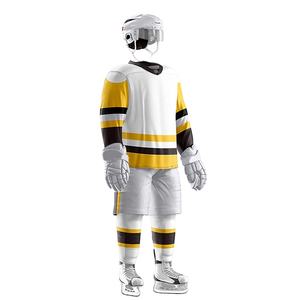 Uniforme de hockey sobre hielo personalizado a la moda, jersey de hockey sobre hielo bordado para equipo de hockey juvenil - Product Image 3