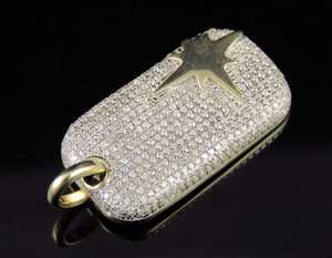 Pendentif GOAT de luxe serti de diamants Moissanite, plaqué or sur argent sterling, bijou Hip Hop personnalisé, pièce maîtresse - Product Image 1