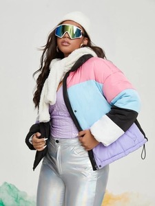 Veste bouffante pour femme à la mode élégante pour l'hiver Design personnalisé avec tissage tissé Prix raisonnable - Product Image 3