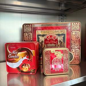 OEM Custom Metal <b>Tin</b> Can Food Grade Empty Gift Box <b>for</b> Candies Chewing Gum Sugar <b>Storage</b> Recyclable Feature <b>for</b> <b>Cake</b> <b>Storage</b> - Product Image 2