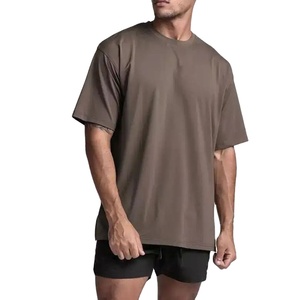 Camiseta de Verano de Manga Corta para Hombre, 100% Algodón con Spandex, 220G, Unisex, de Alta Calidad, Estilo Casual, Talla Grande, Tendencia 2026 - Product Image 3