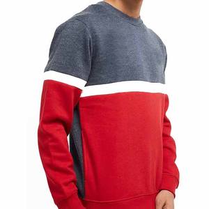 Sweat-shirt à col rond en coton 100% pour homme, vente directe d'usine, pull oversize, molleton uni, unisexe - Product Image 2