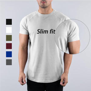 Camiseta Deportiva de Algodón Anti-sudor de Alta Calidad para Hombre, Camiseta de Gimnasio 95% Algodón para Correr, Camiseta de Compresión Ajustada para Hombre - Product Image 5