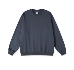 Sweat-shirt unisexe surdimensionné à épaules tombantes, 440 g/m², poids lourd, col rond côtelé avec imprimé automnal, design col rond - Product Image 4