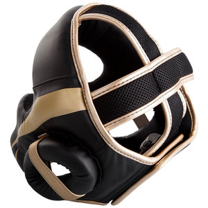 Venta al por mayor de alta calidad y totalmente personalizado Boxeo Head Guard Cuero PU Material Deportes Rugby Karate Casco de fútbol - Product Image 3