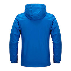 Chaqueta cortavientos de diseño elegante, ligera, antiarrugas, cómoda, colores contrastantes, chaqueta cortavientos transpirable para hombres - Product Image 4