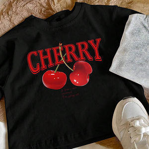 เสื้อครอปท็อปผู้หญิงสำหรับฤดูร้อน ระบายอากาศ แห้งเร็ว คอกลม ทรงปกติ ผ้าโพลีเอสเตอร์ 95% อีลาสเทน 5% สีตามสั่ง สไตล์ลำลอง - Product Image 4