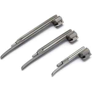 Juego de laringoscopio de fibra óptica Instrumentos de anestesia de acero inoxidable de calidad alemana Laringoscopio Miller de Caronia quirúrgico - Product Image 5