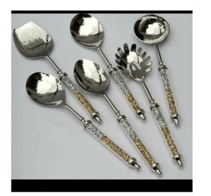 ชุดช้อนตักสลัดทำจากสเตนเลสออกแบบได้ตามที่ต้องการ - Product Image 4