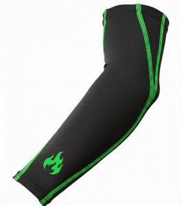 Mangas de compresión de alta calidad con estampado propio, que absorben la humedad, soporte para codo de baloncesto, diseño personalizado, proveedor al por mayor. - Product Image 2