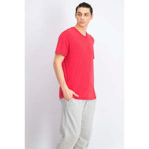 Maglietta intima da uomo Alfani con scollo a V, taglia XX-Large, colore rosso - Product Image 2