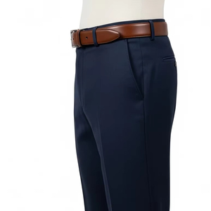 Cinturón Formal de Cuero Vacuno Premium con Hebilla de Pin, Cuero Vacuno Genuino, Accesorio Duradero y Elegante para Hombres, Ropa de Negocios, Moda - Product Image 5