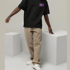 Precio al por mayor más populares Puff impresión camisetas de alta calidad al por mayor cómodo Drop Shoulder Puff impresión camiseta - Product Image 2