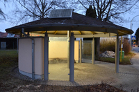 Lumière LED à Piles Solaires IP65 Longue Durée pour un Éclairage Efficace dans les Abri de Voitures, les Arrêts de Bus, les Cours, les Jardins