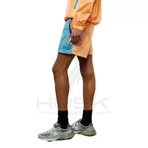 Short d'entraînement en nylon pour homme avec poche zippée et panneau en maille Vente en gros de shorts de sport décontractés Fitness Motif solide Taille 6XL Jogging - Product Image 5