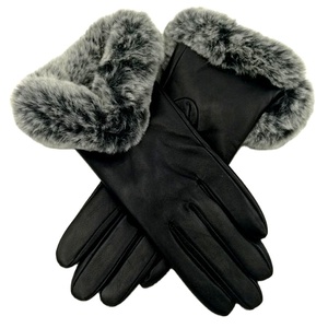 Guantes de cuero de cordero de piel de oveja de alta calidad, prueba TUV, conducción de automóviles, invierno, clima frío, pantalla táctil, Forro cálido, guantes genuinos - Product Image 1
