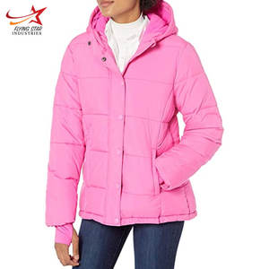 Chaqueta acolchada de hombre con cuello levantado de invierno con diseño personalizado y elegante con carcasa frontal en poliéster duradero - Product Image 2