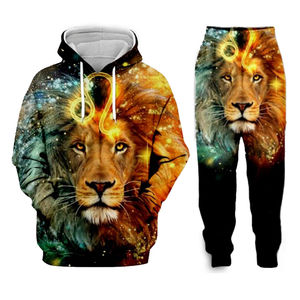 Survêtements d'hiver à capuche de haute qualité, impression par sublimation personnalisée, 100% coton, poids lourd, décontracté, vêtements d'extérieur pour hommes - Product Image 1