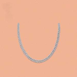 Chaîne cubaine en argent sterling 925 plaqué or rose de 10 mm de largeur, forme de lune, personnalisée avec moissanite, cadeau pour homme, certifiée GRA - Product Image 4