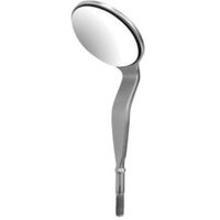 Implants dentaires DENTRIC Taille 5 Manuels Double Face Coniques à Surface Frontale Miroir Métallique Revêtement Rhodium Certifiés CE Classe I