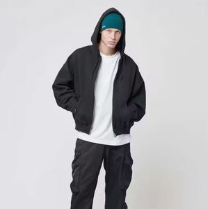 Sweat-shirt à capuche zippé en molleton épais 100% coton pour homme, best-seller, impression personnalisée, imperméable, coupe-vent, tendance pour l'hiver - Product Image 1