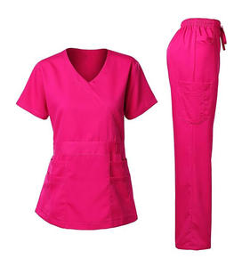 Uniformes médicos elásticos de talla grande personalizados, conjuntos de ropa de enfermería para uso hospitalario, uniformes médicos - Product Image 5