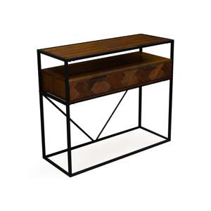 Mesa de consola de madera maciza de Aarhus lista para enviar, diseño minimalista moderno para entrada estrecha, mesa de sofá, sala de estar, Vestíbulo de Hotel - Product Image 2