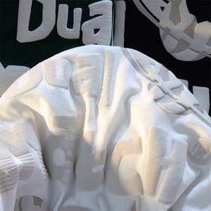 Camiseta Personalizada de Secado Rápido con Cuello Redondo 100% Algodón para Hombre, Camiseta Clásica de Gran Tamaño con Estampado 3D para Hombre y Mujer - Product Image 3