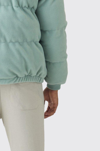 Nouvelle arrivée, veste matelassée à col cheminée en polaire, coupe-vent, chaude, d'hiver, de haute qualité, pour homme, avec poches - Product Image 5