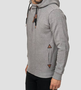 Sweat-shirt à capuche imprimé en relief pour homme, de haute qualité, 100% coton, sweat-shirt à capuche uni, lourd, streetwear pour homme, respirant pour l'hiver - Product Image 4