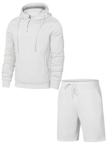 Personnalisation Hommes Cordon Grande Capuche Surdimensionné Personnalisé Quartier Lourd Zip up Sweat à capuche et Short 2pcs Survêtement 2026 - Product Image 2