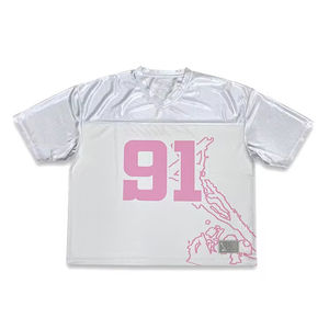 เสื้อตาข่ายสำหรับผู้ชายผ้าเจอร์ซีย์ระบายอากาศได้ดีน้ำหนักเบาแห้งเร็วสั่งพิมพ์โลโก้ได้ตามต้องการ - Product Image 1