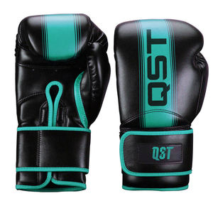 Guantes de boxeo de combate de alta calidad para entrenamiento de lucha profesional, logotipo de diseño personalizado, guante de boxeo de cuero sintético - Product Image 4