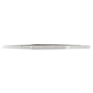 <strong>TC</strong> Micro Surgery Straight <strong>Forceps</strong> Straight 0.5mm Tips Round Handle High Quality Stainless Steel 7.25'' 18.5cm Medic Instruments - Product Image 1