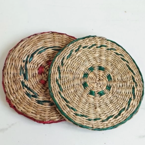 Almohadillas para bebidas naturales hechas a mano de Vietnam, perfectas para bebidas frías y calientes, posavasos y manteles individuales tejidos a mano ecológicos - Product Image 5