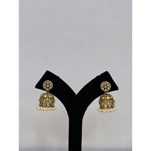 Pendientes Jhumka de Moissanita Radiante, Elegantes y Lujosos - Product Image 2