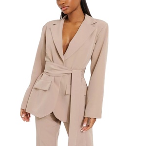 Comprar blazer personalizado para mujer Conjunto de Blazer y pantalón de oficina de alta calidad Abrigo para mujer 2026 - Product Image 2